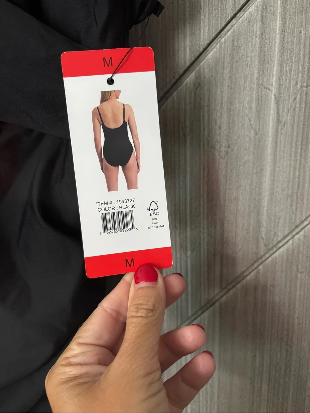 NWT DKNY Black One-Piece Twist Wrap Front Swimsuit Size Medium - Picture 5 of 12